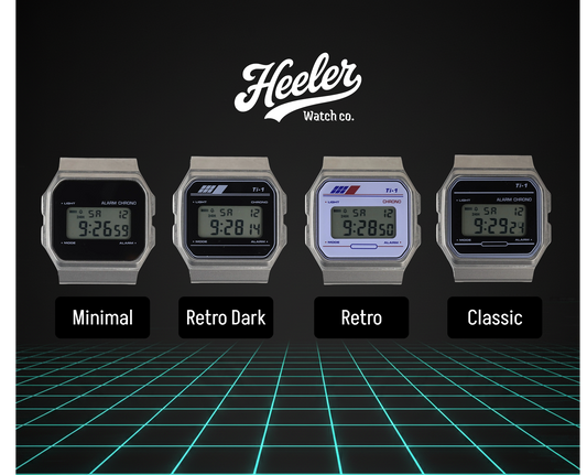 Ti-1 Case & Sapphire - With Buttons Installed