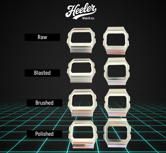 Ti-1 Case & Sapphire - With Buttons Installed - Pre Order